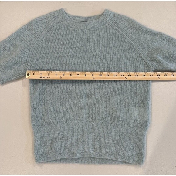 Judith & Charles Top Womens Large Mohair Open Knit Minimal Stretch Quiet Luxury - Picture 5 of 5